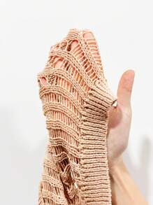 Maija 女士百搭时尚套头罩衫上衣，适合海滩度假，适合夏季海滩度假、节日 - 卡其色 - 查看 7