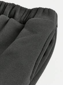 Tween Girls Casual Knit Hooded Cropped Sweatshirt Sweatshirt en Loose Fit Broek Set