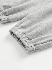 SHEIN Spodnie Basic Casual Straight Leg dla chłopców, proste i praktyczne do dojazdów do pracy jesienią