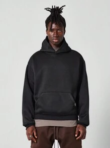 SUMWON Heavyweight Winter Premium Pullover Athletic Hoodie With Single Kangaroo Pocket Oversized Fit Streetwear Sweatshirt Jumper For Fall