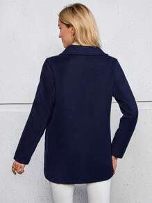 EMERY ROSE Winter Clothes For Women Women's Wool - Navy Blue - View 2