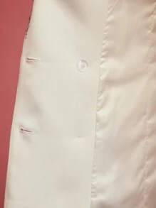 MOTF PREMIUM RHINESTONE DETAIL STRUCTURED BLAZER - White - View 7