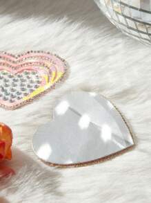 Cubrepezones con corazón con adorno de rhinestones para el Día de San Valentín
