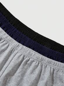Set de 3 pantalones cortos de estar en casa y de dormir para hombre