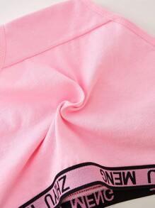 2pcs/Set Tween Girls Wireless Camisole Bra And Panty Underwear Set - Multicolor - View 3