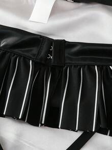 Fantasy Costume Conjunto de 5 piezas de lencería sexy de talla grande con temática de juego de y estilo vintage