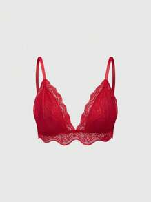 ROMWE Goth Gothic Palace Style Satin Lace Underwired Lingerie Bra And Panty Set
