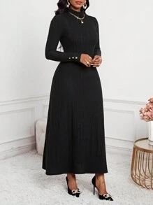 SHEIN Lady Spring, Summer, Autumn And Winter Elegant Office Party New Year Ladies Dresses