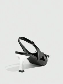 CUCCOO GRLICON Women's Y2K Punk Style High Heel Pumps, Suitable For Motorcycle, Cool Girl, Halloween, Christmas, Party Outfits - Black - View 8