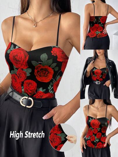 Rafferiza Áo ba lỗ họa tiết da báo gợi cảm ngày lễ tình nhân hộp đêm quán bar áo ống hai lớp lót dày mùa thu đông áo hai dây thường mặc bên trong áo ba lỗ