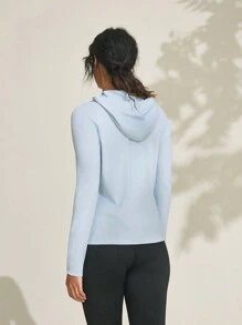 Abbigliamento da esterno urbano, felpa morbida e altamente elastica per l uso all aperto da donna