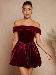 L'Amorae Robe femme de couleur unie, simple et pour un usage quotidien et décontracté