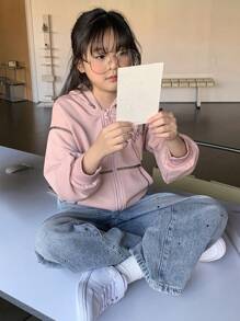 Dazy Kids Tween Girl Tween Girls Denim Jeans - Blue - View 3