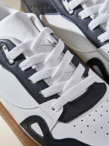 CUCCOO EASI Women Solid Color Patchwork Casual Sneakers, For Daily Leisure Wear Shoes For Women Sneakers Spring Shoes Easter Trainers