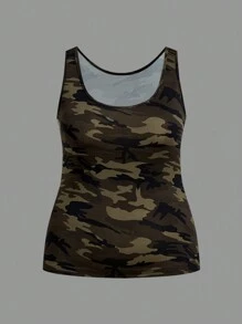 SHEIN EZwear 大码休闲百搭吊带背心 - 彩色 - 查看 14
