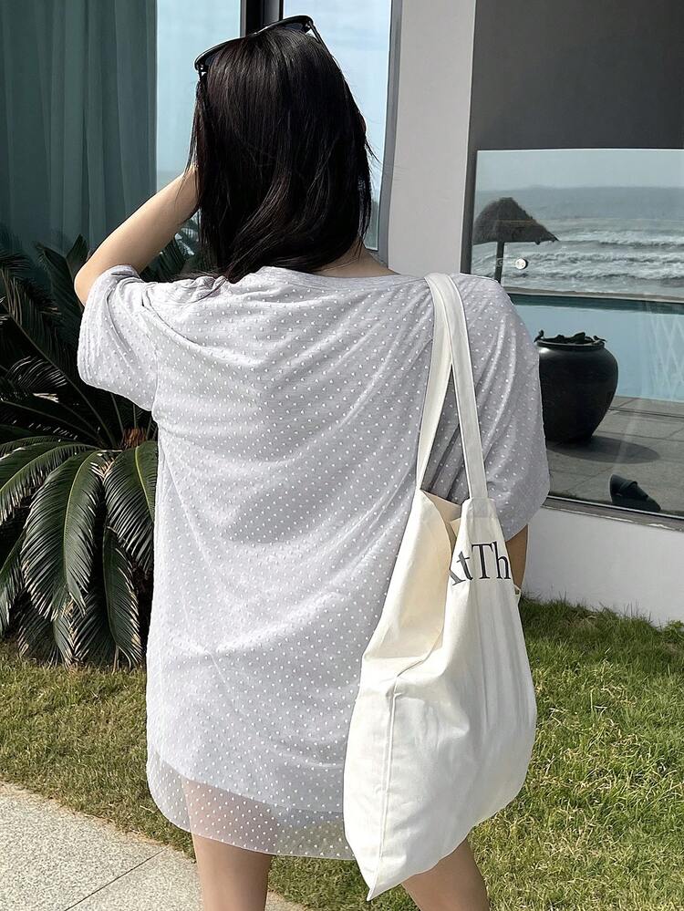 Spring New Loose Casual Valentine's Day Letter Print Women T-Shirt