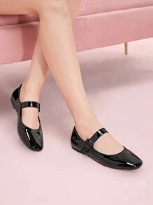 CUCCOO DOLLMOD Women's Casual Versatile Fashionable Flat Shoes Spring Shoes Spring Break Easter - Black - View 4
