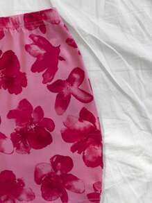 Soleia 2 件套女士花卉印花背心和裙子