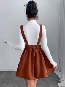 Calvaya Women Plain Color Short Casual Strap Dress