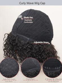 Glueless Wig Ready And Go Kinky Curly Short Curly Human Hair Wigs For Women Full Machine Made Wig Jerry Curly Wave Wigs Cheap Curly Bob Wigs Natural Black