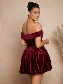 L'Amorae Robe femme de couleur unie, simple et pour un usage quotidien et décontracté