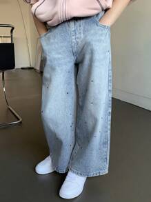 Dazy Kids Tween Girl Tween Girls Denim Jeans - Blue - View 6