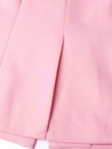 Franclia 1 Women's Casual & Elegant Blazer Jacket With Waist Belt & Butterfly Decor