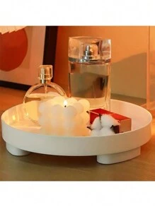 SHEIN 1pc Cosmetic Tray For Living Room Snacks, Aromatherapy, Fruit And Desktop Valentine's Day, Valentine's Day Wedding, Birthday, Makeup Storage Box, Living Room Decoration