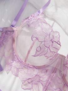 2 件套女士肤色性感内衣套装