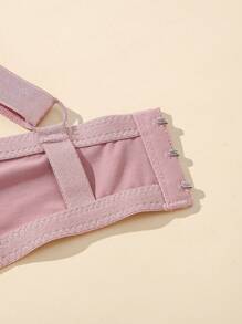 3pcs/Set Plus Size Lace Sheer Lift & Support Underwire Bras, Seamless & Comfortable Lingerie - Multicolor - View 3