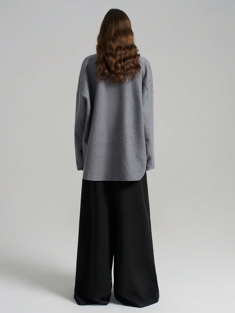 Women Front Button Up Long Sleeve Pocket Simple Blouse, Casual Everyday Wear