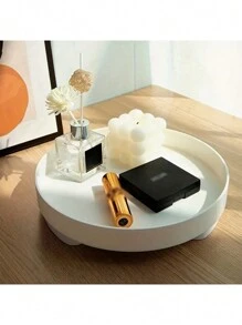 SHEIN 1pc Cosmetic Tray For Living Room Snacks, Aromatherapy, Fruit And Desktop Valentine's Day, Valentine's Day Wedding, Birthday, Makeup Storage Box, Living Room Decoration