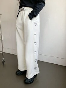 DAZY Tween Girl Fall Pants - White - View 4