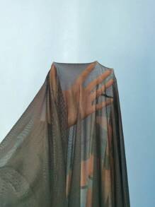 Breezaya 女士夏季服装 夏季女士热带植物印花沙滩罩衫，带可调节肩带 - 彩色 - 查看 5