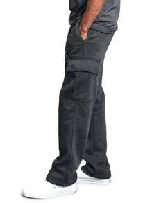 Manfinity Sport Corelite Men's Sports Work Pants With Multiple Pockets, Loose And Casual Sweat Pants - Dark Grey - View 2