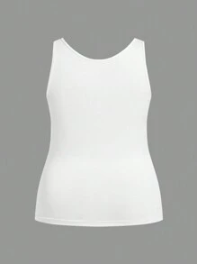 SHEIN EZwear 大码休闲百搭吊带背心 - 彩色 - 查看 6