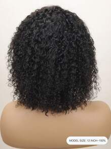 Glueless Wig Ready And Go Kinky Curly Short Curly Human Hair Wigs For Women Full Machine Made Wig Jerry Curly Wave Wigs Cheap Curly Bob Wigs Natural Black