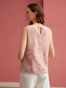 MOTF PREMIUM TEXTURED TIE BACK TANK TOP