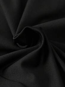 Mulvari Leggings slim fit de couleur unie grande taille, pour un usage casual quotidien - Noir - Voir 6