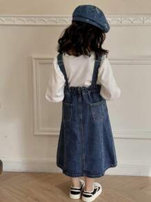 DAZY Vestido vaquero para niña, otoño