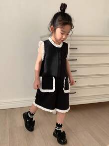 Dazy Kids Young Girl' Casual Romper - Black - View 5