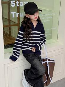 DAZY Tween Girl Turtleneck Sweater