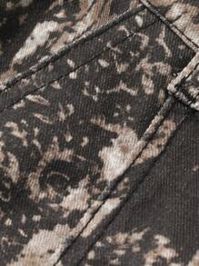 DAZY Women's Denim Skirt With All-Over Printing, Casual & Fashionable For Daily Wear Jeans Skirt - Multicolor - View 7