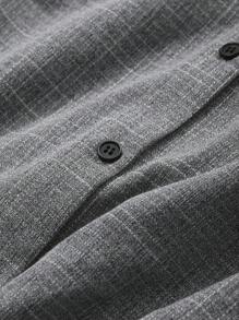 DAZY 2 件套女士休闲套装 - 正面纽扣长袖上衣和裤子