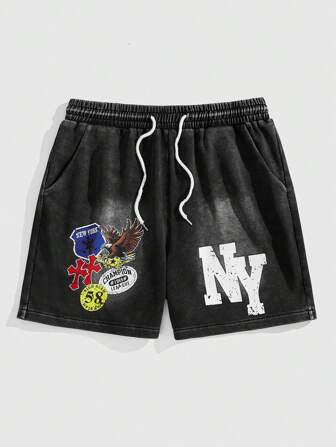 Prep Shorts décontractés minimalistes pour hommes, convenant pour le port quotidien
