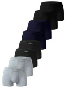 Manfinity Underwear&Sleepwear Basics 8 Pack Herren Retroshorts in Großen Größen