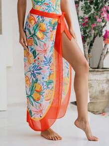 Vivid Eden Cubrecuerpo de mujer de unicolor con parches y anudado, de estilo casual y desenfadado