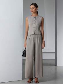 Aveloria Modichic Bộ vest và quần âu công sở cao cấp Houndstooth dành cho nữ - Nhiều màu - Xem 4