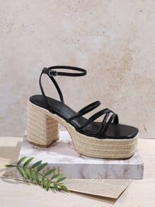 SHUZIA Women's Fashionable Waterproof Platform High Heel Sandals