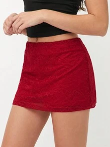 Lunelith SHEIN Lunessa Spódnica damska w jednolitym kolorze, minimalistyczna, wąska, o kroju litery A, na co dzień i na wakacje